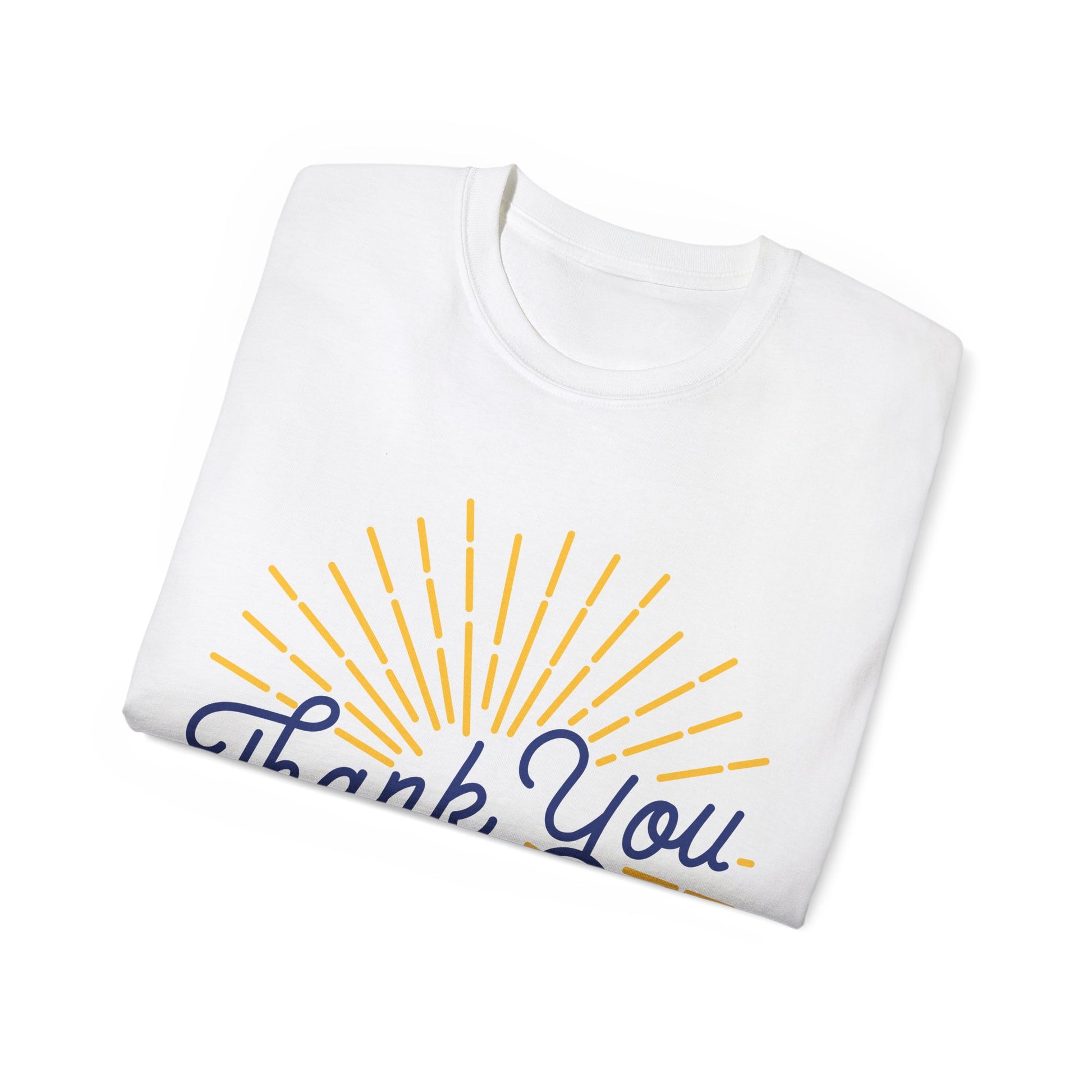 Thank You Sunshine Tee, Gratitude T-Shirt, Appreciation Gift Shirt, Unisex Cotton Top, Positive Message Apparel, Feel-Good Fashion