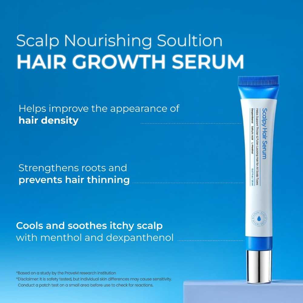 Scalpy Hair Growth Serum | Advanced Scalp Treatment for Thicker, Fuller Hair
